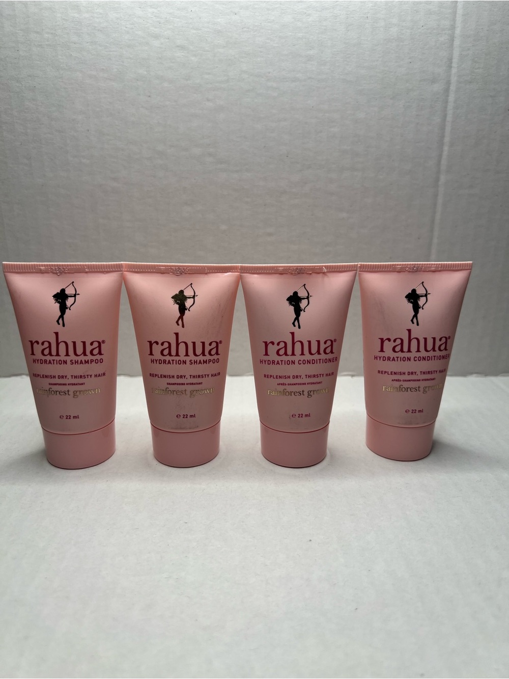 Rahua Hydration Shampoo & Conditioner Travel Set 4 x 22 mL Tubes